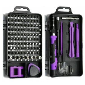 Professional 115-in-1 Stainless Steel Screwdriver Set DIY Hand Work Repair Tools Kit with Plastic Handle