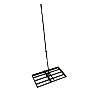 Lawn Leveling Rake With Smooth Edge Lawn Aerator Adjustable Handle For Yard Garden Lawn Leveling