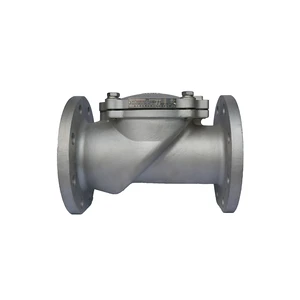 Stainless Steel High Quality No-return Check Valve with Rubber Soft Seal Flange Connection for Water Manual Use