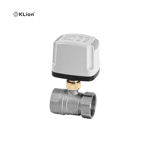 Klion 1/2 2 Inch 220V 12V 24V Stainless Steel Electric Motorized Two-way One Wire Close/Open Control Solenoid Ball Valve OEM