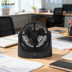 Hot Sale Airflow Adjustable 105° Tilt Easy To Carry Household Air Circulator Desk Fan For Bedroom