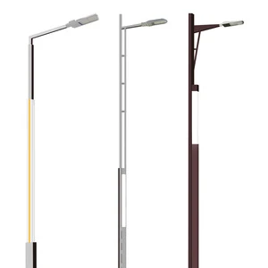 Commercial Road LED IP65 AC High Mast Light Pole with Stainless Steel Vertical Stand for Outdoor Decoration