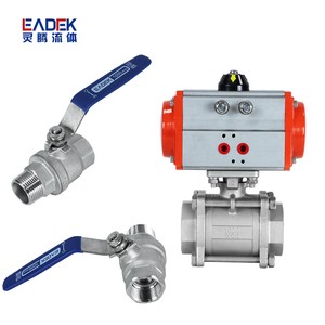 3PC Motorized Ball Valve General SS304 SS316 Full Port 2PC Ball Valve High Quality 304 316 Stainless Steel Base Odm New Products