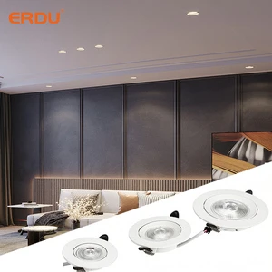 5W Modern Aluminum Home Office Ceiling Embedded Auto Focus Adjustable 30 Beam Angle Recessed LED Spotlight with IP20 Rating