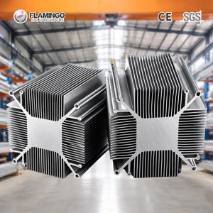 Aluminum Alloy Aluminum Heat Sink 6000 Series Custom Extruded Profiles Powder Coated Finish Factory Price For Industrial Orders