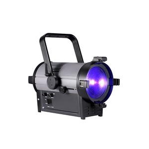 RGBLA (RGBA+Lime) LED Fresnel Lights Spotlight-5-in-1 Color System DMX512 Control 2700-10000K Color Temp IP20 Rated Aluminum