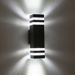 Led Wall Light Outdoor Black Outdoor up and Down with Factory Direct Sale