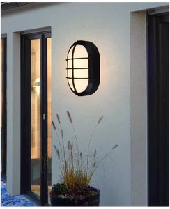 Ecolux IP65 24W 30W Oval Bulkhead Damp Proof Outdoor Aluminum Wall Light Waterproof Indoor LED Ceiling Light