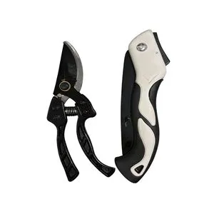 Premium Gardening Tool Set SK-5 Steel Pruning Shears and Foldable Hand Saw for Orchard Maintenance Branch Trimming Saw