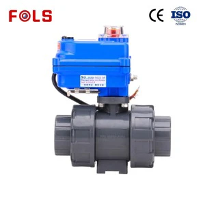Electric UPVC Ball Valve DN25 PN10 OEM for Water