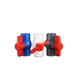 PVC Ball Valve OEM for Water Supply NPT/BIN Connections 1/2