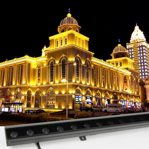Hot Sale Aluminum Led Wall Washer Light DC 24V/AC 100-270V RGBW Bridge Lighting Led Linear Light