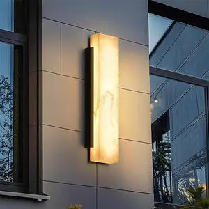 LED Outdoor Wall Lamp Waterproof New Chinese Style for Villa Door Main Entrance Lighting Courtyard Wall Outdoor Wall Lamps