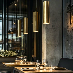 Custom 8W - 30W LED Round Pendant Chandelier Light For Home Office Nordic Style Energy Saving Hanging Ceiling Lighting Solution