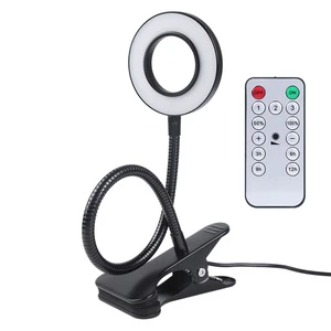 OEM Indoor Lighting Desk Lamps 90mm Clip Ring Desk Table Light With Remote