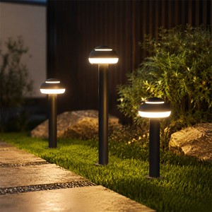 LED Lawn Light Outdoor Waterproof Spike Garden Landscape Decor Lamp for Villa Courtyard Pathway Modern Mushroom Design