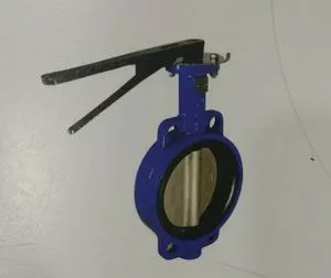 Manual High Temperature Gas Butterfly Valve 4 Inch Port Size