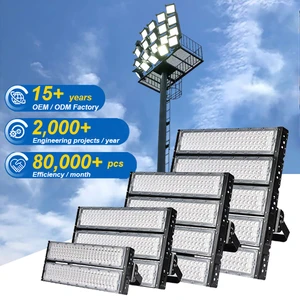 100W 200W 1000W IP65 Outdoor LED Flood Light High Mast Light Pole Projector Stadium Sports Field High Bright