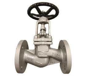 DIN Standard Industrial Cast Steel Flanged Globe Valve for Flow Control OEM ODM Straight Pattern
