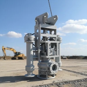 Hydraulic Submersible High Pressure Centrifugal Slurry Pump High Chromium Alloy Impeller Heavy Duty Dredging Sand Pump 4-840HP