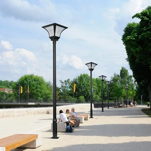 High Quality Environmental Protection Solar High Pole Lamp Outdoor Led Ceiling Lamp With Lamp Pole