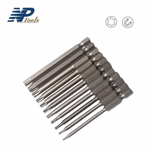 Naipu 1/4 Inch Hex Shank Torx Screwdriver Bit 50mm S2 Steel For Electric Power Tools