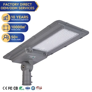 High Efficiency IP65 Solar Street Lights, Waterproof Outdoor LED Lamp for Street & Road Lighting