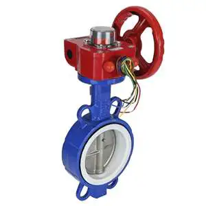Carbon steel Butterfly Valve DNOVA WCB-316L-PTFE-HGBF 16 bar compact flanged manual