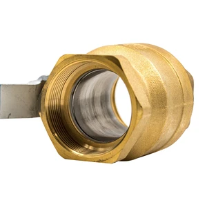 Electroplated Brass Ball Valve Manual Gas High Temperature OEM High Quality For Optimal Performance