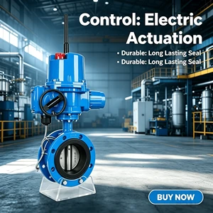 High Medium Low Pressure High Temperature Base Alloy Cast Electric Actuated DN50-DN2000 Flanged Butterfly Valve