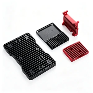 Custom 6063 Anodized Aluminum Extrusion Heat Sink CNC Aluminum Profile Heatsink Aluminium Heatsink Paving Mould for LED Lighting