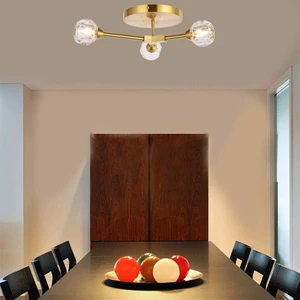 Simple Living Room Ceiling Light Modern Simple Atmosphere Living Room Crystal Light Deluxe Light 2024