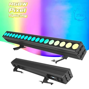 DMX512 18*20w RGBW 4in1 Splicing Pixel Led Wallwasher bar IP65 Waterproof Dj Wedding City Events Stage Outdoor Led Wash Light