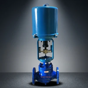 Regulating ValvesT25-C Carbon Steel Series Electronic Electric Double Sealing Surface Sleeve Control Valve
