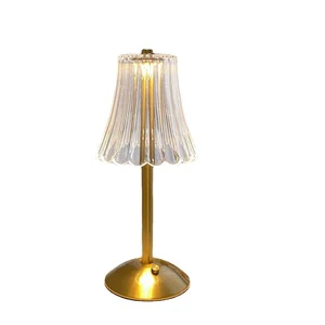 Custom Cordless Desk Light Rechargeable Desk Lamp 3-level Touch Bar Restaurant Bedroom Beside LED Table Lamp