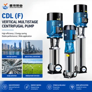 CDMF Multistage Stainless Steel Vertical High Building Heating Freezing Lift Automatic Booster Pressure Chiller Pump