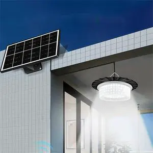 New LED Solar Chandelier Garden Light IP65 ABS Body Battery Power Supply Indoor Outdoor Small Street Solar Street Lights