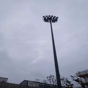 Factory Customized Raising Lowering High Mast Lighting Pole 400W-1200W LED Flood Light for Stadium Seaport Logistics Park