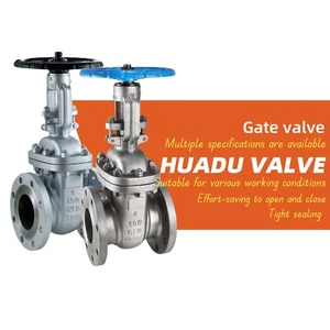 Stainless Steel Flanged Gate Valve, SS304/SS316L, Rising Stem Wedge Hard Seal Manual Handwheel Industrial Standard Gate Valve