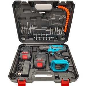 High Quality Cordless Professional 21v Lithium Battery Multifunctional Power Tools Electric Hand Brushless Drill OEM