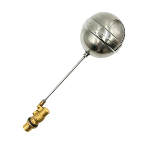 PN16 Brass Ball Float Valve with Male Thread Hydraulic Water Control Valve