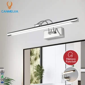 Adjustable Chrome Black White Vanity Mirror with Lights for Bathroom Mirror Wall Lighting LED Vanity Light