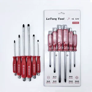 6PCS Multifunctional Industrial Chrome CR-V Screwdriver Set, OEM, Magnetic Tip, Hand Tools For Household&Auto Repair