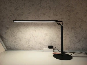 Modern Minimalist Desk Lamp Metal Cylindrical Shade Button Control LED 3000K Warm White AC Powered Office Lighting Black Finish