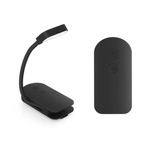 Portable Student Bedside Clip Book Light Modern Style Three Level Dimming LED Reading Lamp With Eye Care Feature