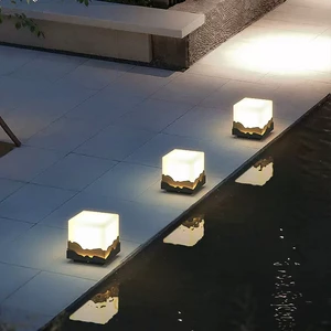 Bollard Lights Stainless Waterproof IP65 Landscape Garden Column LED Street Lamp Pillar Light Solar Pillar Lights