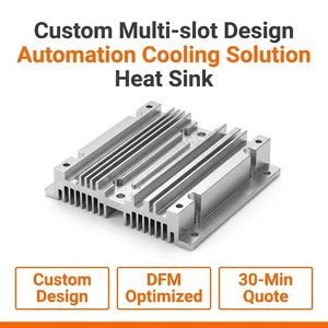 Customized Multi-slot Design Automation Equipment Heat Sink
