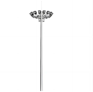 20-40m High Mast Pole Light with IP65 Aluminum Floodlight for Sports Stadiums
