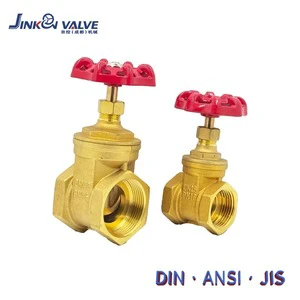Forged Brass NPT Threaded Manual Gate Valve, ASME PN16 Multi-Size Durable Valve for Industrial Fluid & Water Plumbing Systems
