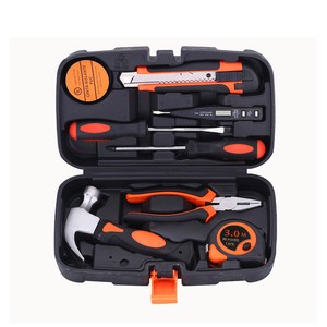 Hardware 9-Piece Household Hand Tools Set Portable Hand Tools Set Cordless for Woodworking Mini Tools Set Hand